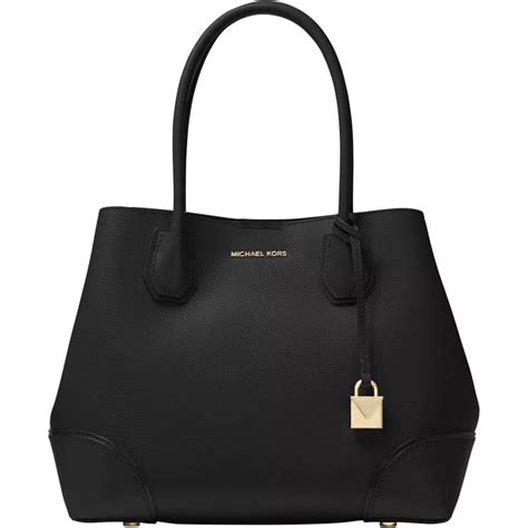 michael kors mercer corner medium center zip tote black|michael michael kors mercer gallery medium center zip tote.